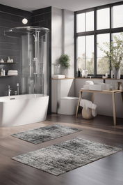 Mijölnir Juego de alfombrillas de baño CT-5091 Multicolor